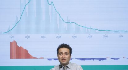 Centre de Crise Coronavirus - Boudewijn Catry - Belga Thierry Roge