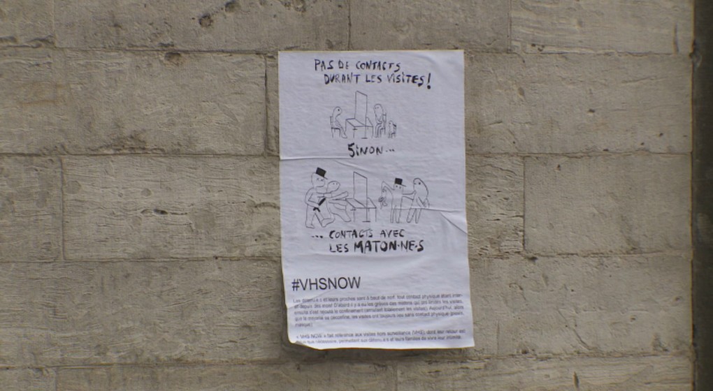 Visites sans surveillance Prisons Protestation - Capture BX1