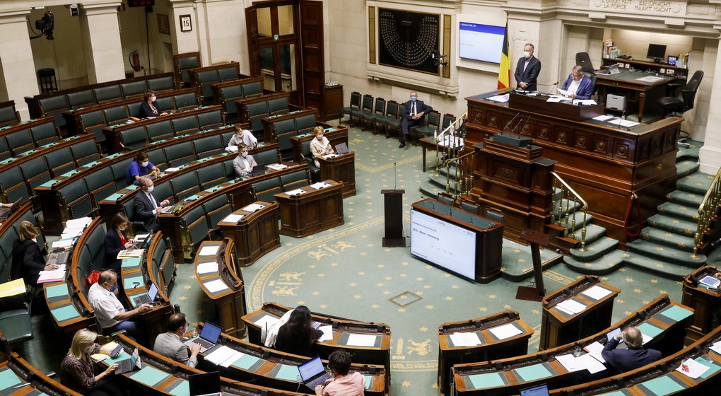 Chambre Parlement fédéral Débats 15 juillet 2020 - Belga Thierry Roge