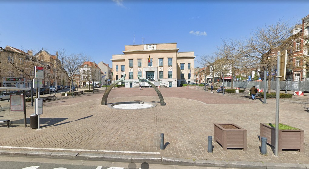 Koekelberg - Place Henri Vanhuffel - Capture Google Street View