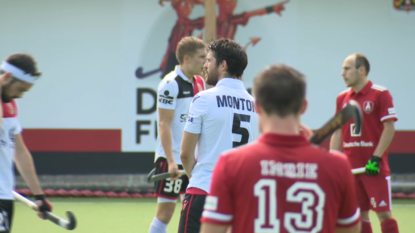 Avant-match entre le Daring et Anvers.