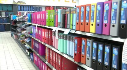 Supermarché Rayon Fournitures scolaires - Capture BX1