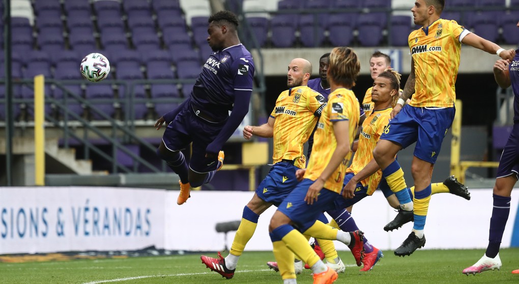 But Landry Dimata - RSC Anderlecht Saint-Trond - Belga Virginie Lefour