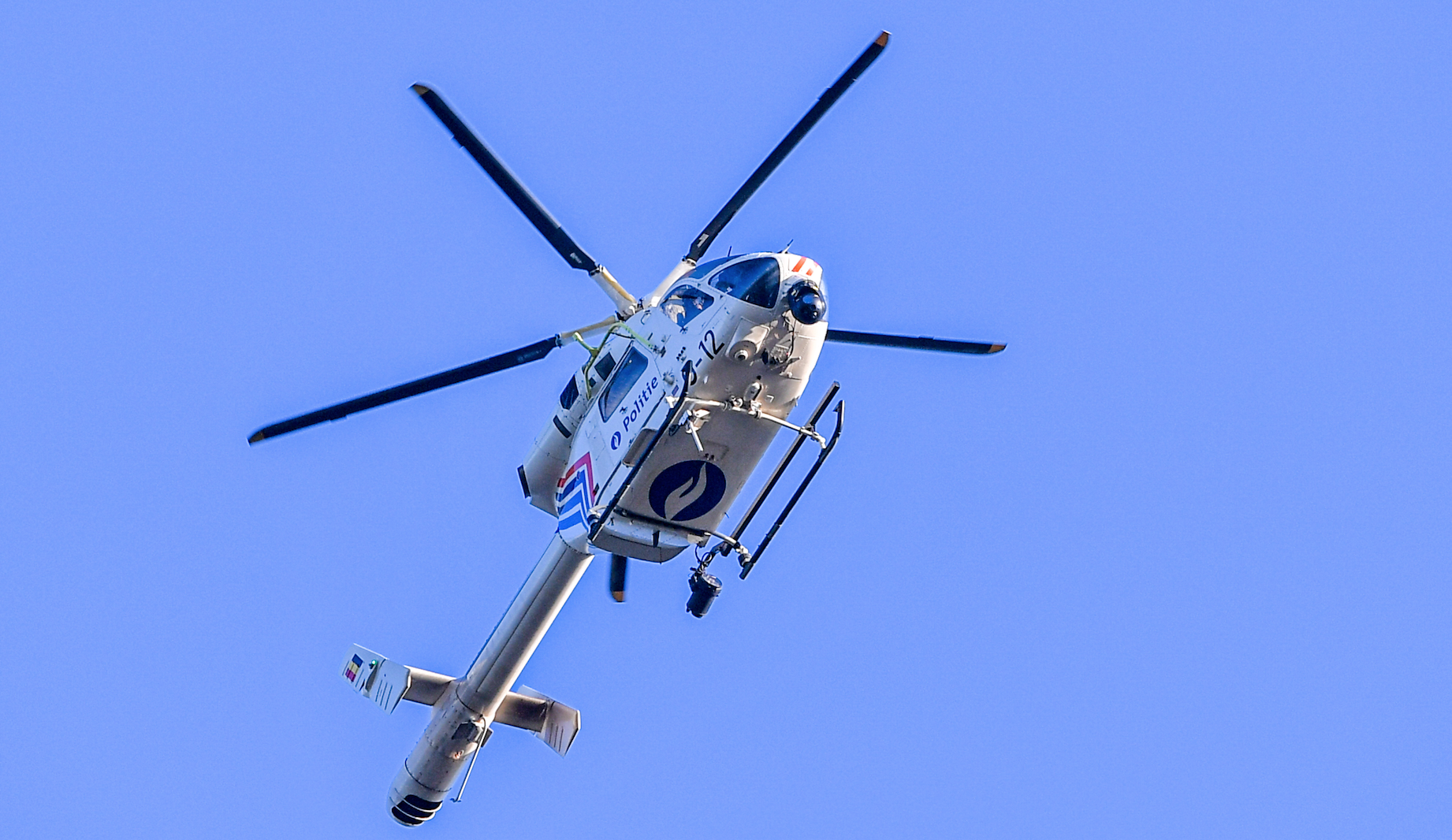 police hélicoptère