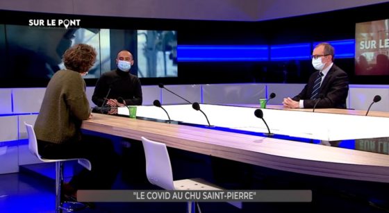 Sur le Pont - Covid CHU Saint-Pierre - Plateau Cyprien