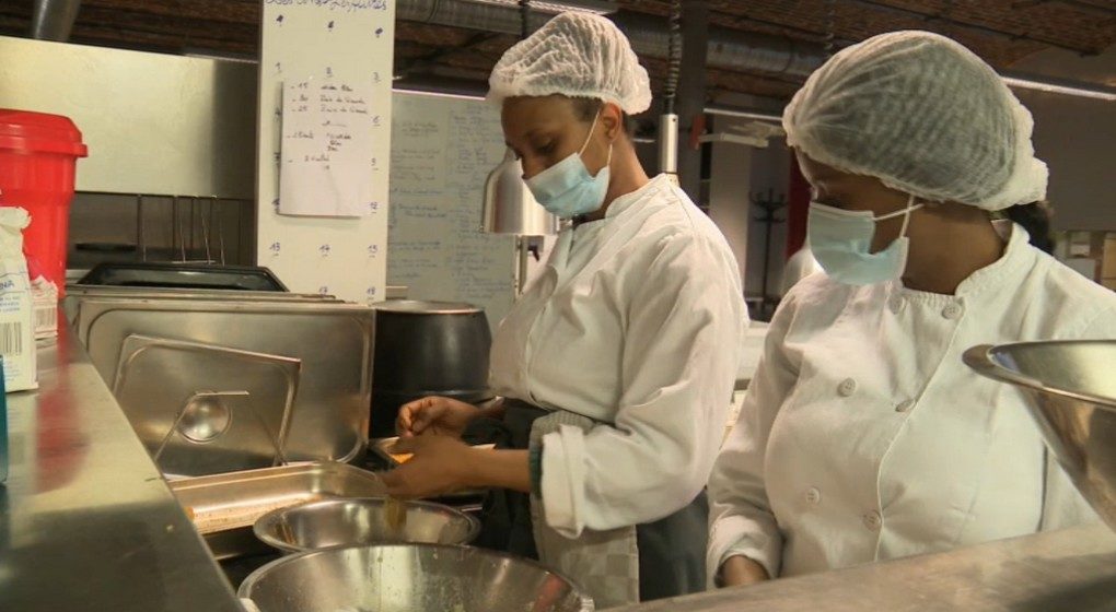 Restaurant social Molenbeek Cuisinières Menu de fête - Capture BX1