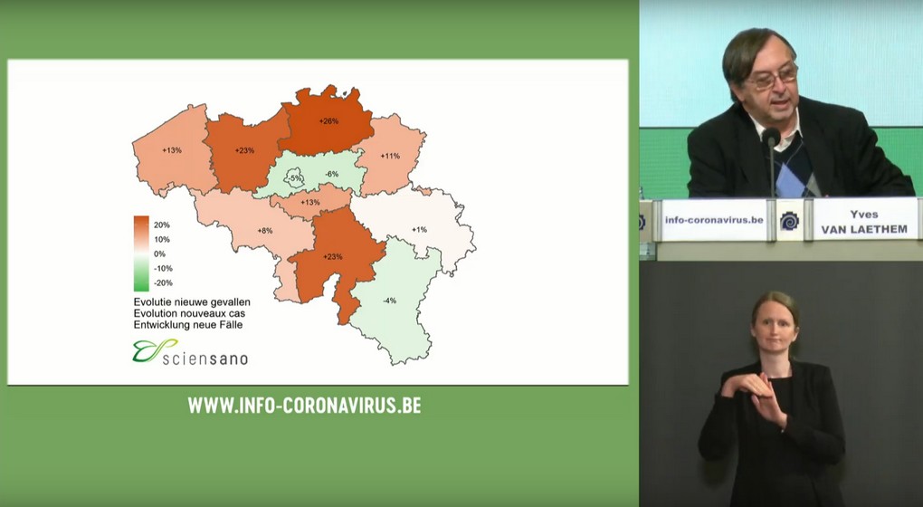 Conférence de presse Sciensano 18122020 - Capture Santé Belgique