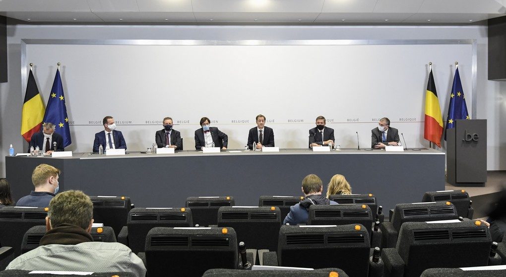 Comité de concertation Alexander De Croo - Belga