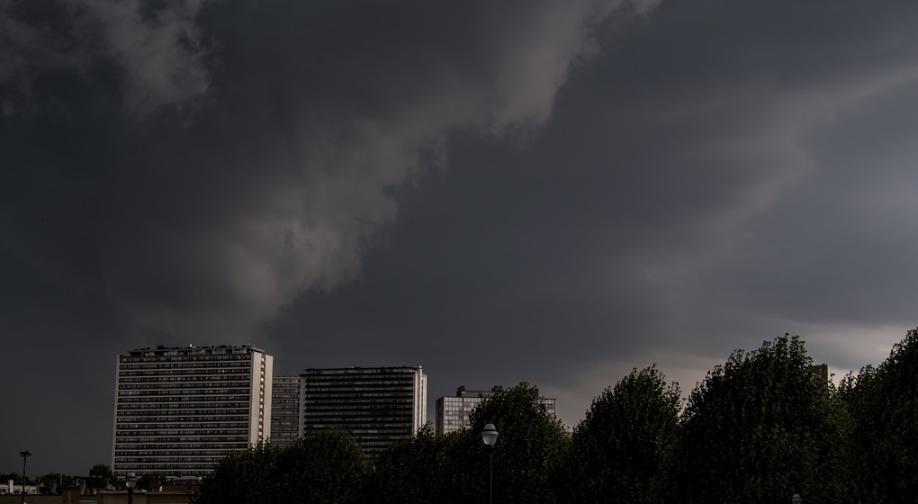 Nuages ciel gris Météo Bruxelles Laeken - Belga Jasper Jacobs