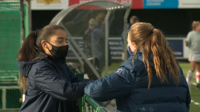 Ambre Bellenghien, valeur montante du hockey belge.