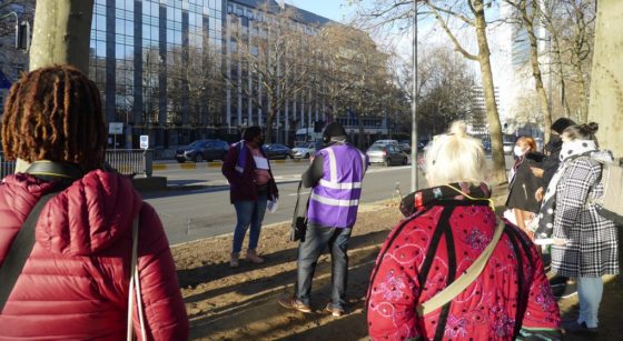 Manifestation pour Oscar France - Belga Ophelie Delarouzee