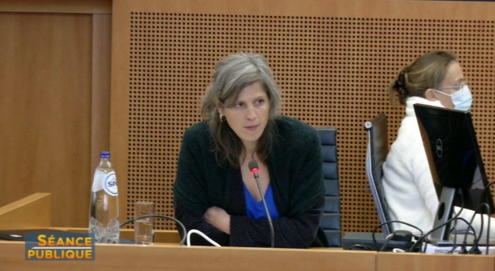 Céline Nieuwenhuys - Séance Publique Commission Covid - Capture BX1