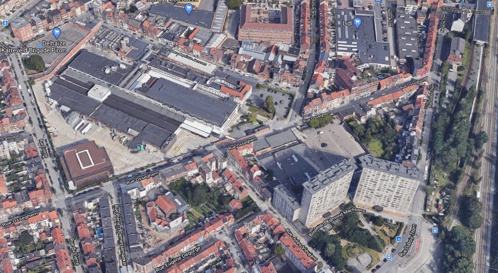 Site Delhaize - Google Maps 3D