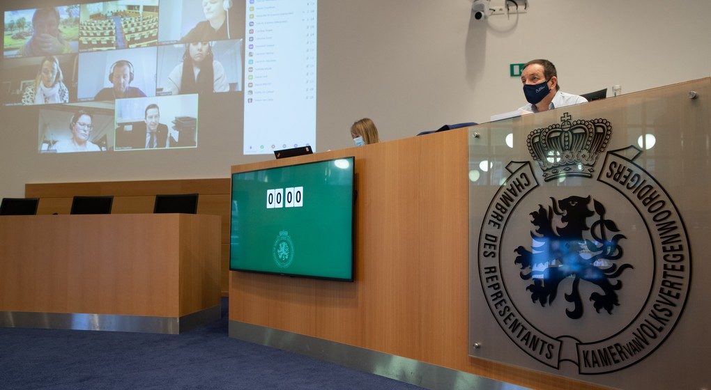 Commission Constitution Chambre - Belga Eric Doppagne