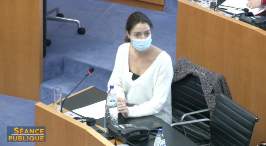 Sandra De Breucker Commission Corona Parlement bruxellois - Capture BX1