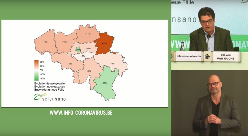 Sciensano Nouveaux Cas Covid-19 - Conférence de presse 26012021