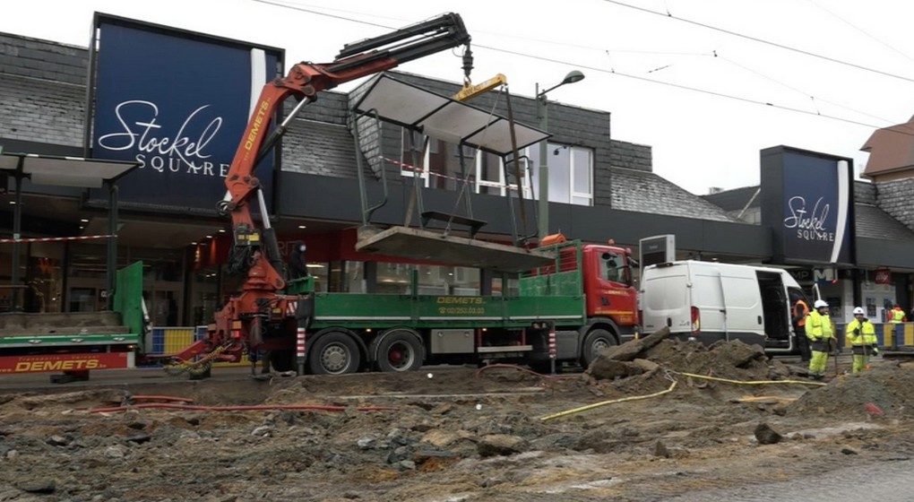 Changements de rails Stib - Stockel Tram 39 - Elodie Fournot BX1