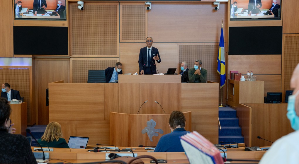 Parlement bruxellois Rachid Madrane Commission Covid-19 - Belga Nicolas Maeterlinck
