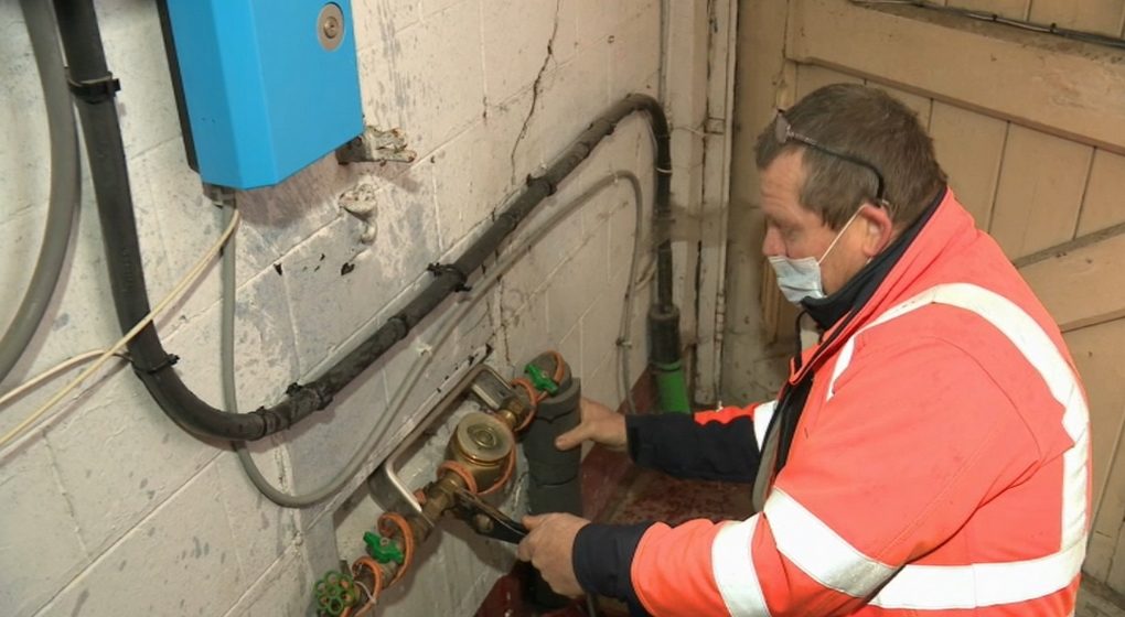 Canalisation d'eau gelée Vivaqua Intervention - Capture BX1