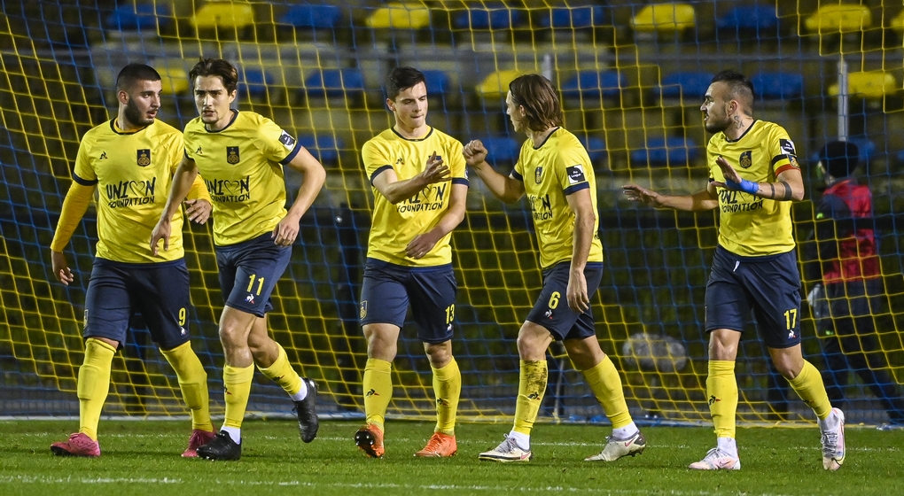 Joie But Union Saint-Gilloise Dante Vanzeir - Belga Laurie Dieffembacq