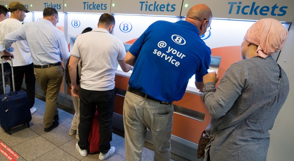 Guichet électronique SNCB - Belga Benoit Doppagne