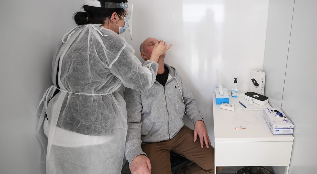 Test PCR Covid-19 Coronavirus - Belga David Stockman