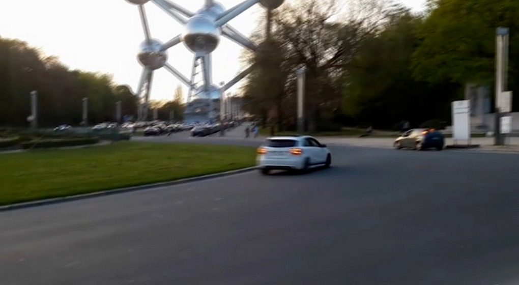 Rodéo Urbain Laeken Atomium - Capture Facebook
