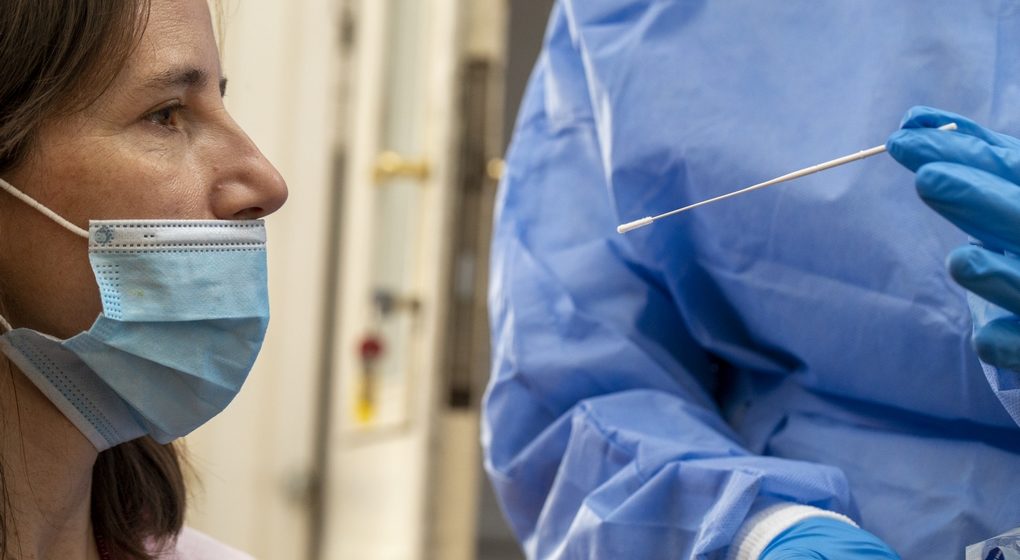 Test PCR Covid-19 - Belga Nicolas Maeterlinck