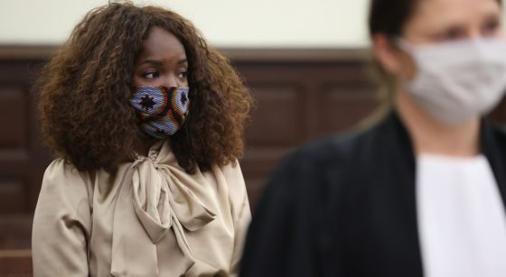 Cécile Djunga Palais de Justice Bruxelles - Belga Virginie Lefour