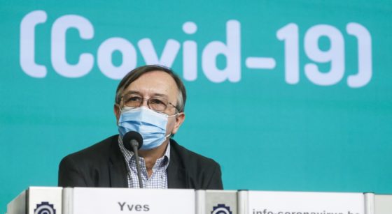 Conférence de presse Centre de Crise Covid-19 Yves Van Laethem - Belga Thierry Roge