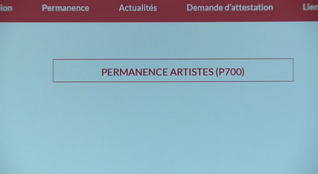 Permanence Artistes FGTB Syndicat - Capture BX1