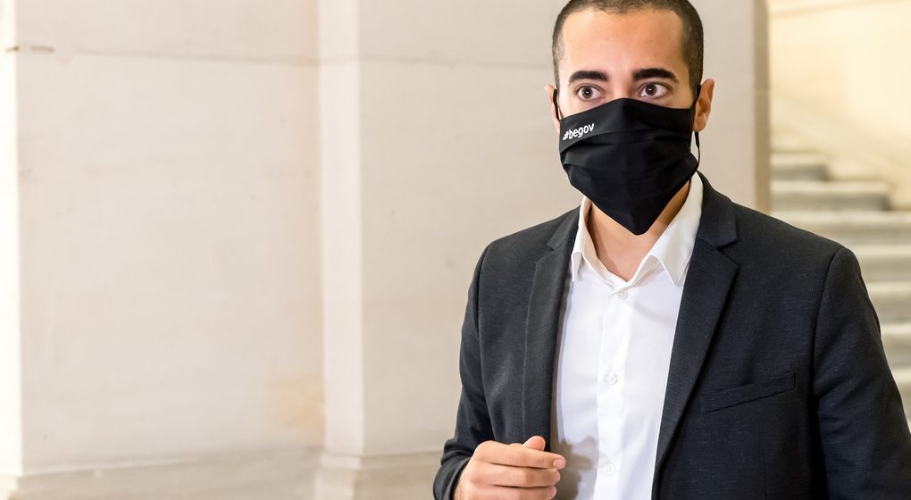 Sammy Mahdi - Secrétaire Asile Migration - Belga Danny Gys