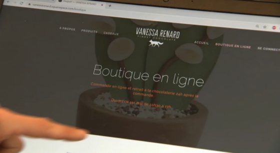 Boutique en ligne E-Commerce Chocolatière Vanessa Renard - Capture BX1