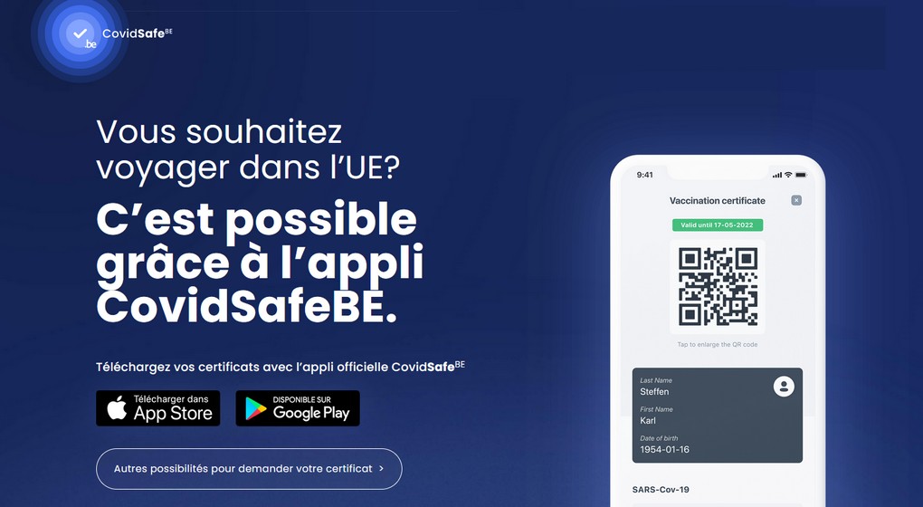 Certificat CovidSafe Application - Google iOS