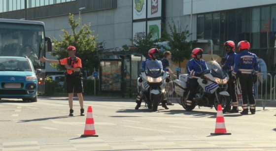 Police Evere Bordet Sommet de l'OTAN - Capture BX1 14062021