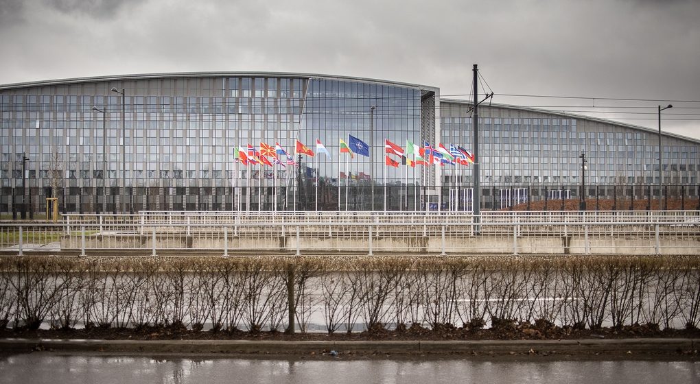 Siège OTAN Haren Evere - Belga James Arthur Gekiere