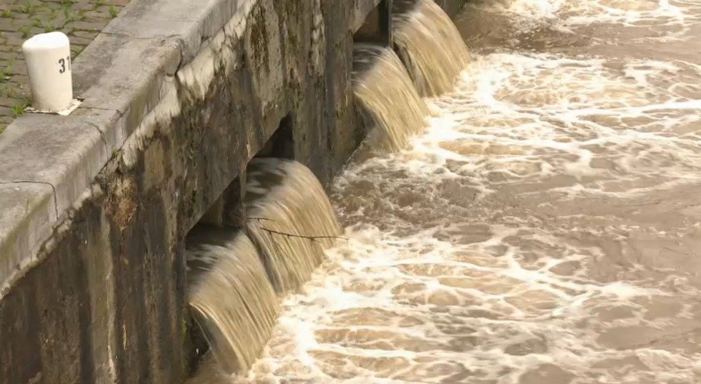 Inondations Canal de Bruxelles Pluie - Capture BX1