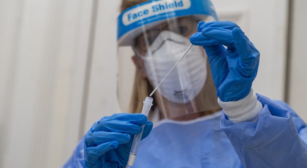 Test Covid-19 Coronavirus Antigénique - Belga Nicolas Maeterlinck