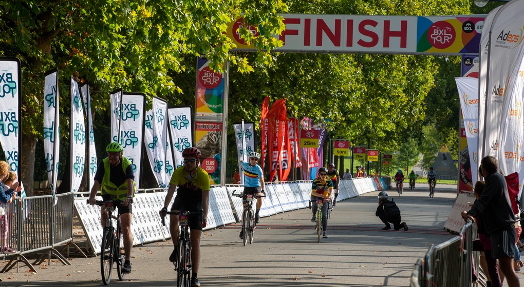 Arrivée BXL Tour Cyclistes 2020 - Belga Nicolas Maeterlinck