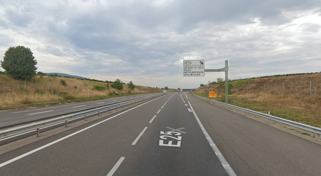 Autoroute A35 Barr - Capture Google Street View
