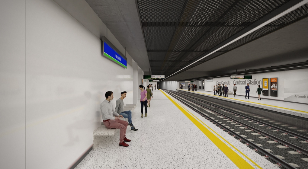 Rénovation Métro Gare Centrale Bruxelles-Central - Image 5 - Stib