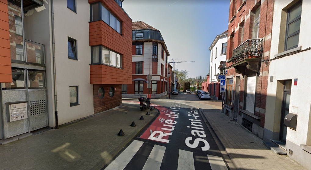 Rue de l'Eglise Saint-Pierre Jette - Capture GOogle Street View