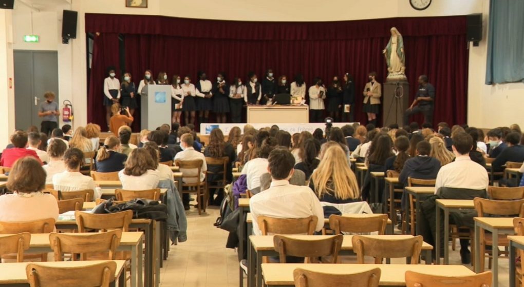 Classe élèves Vierge Fidèle schaerbeek - Projet Exil Terres de Femmes - Capture BX1
