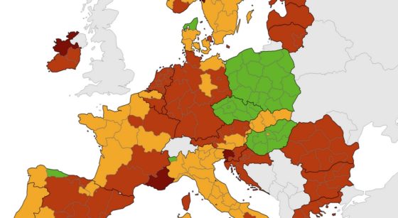 Carte ECDC Mise à jour 16 Septembre 2021 - Illustration