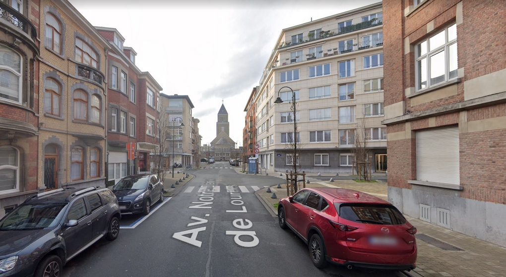 Avenue Notre-Dame de Lourdes Jette - Google Street View