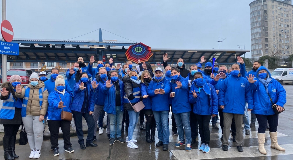 Action harcèlement Stib CGSLB - Photo CGSLB