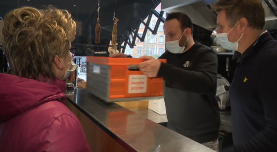 Des restaurants deviennent des services traiteurs pour les fêtes de fin d'année - Photo : Capture BX1