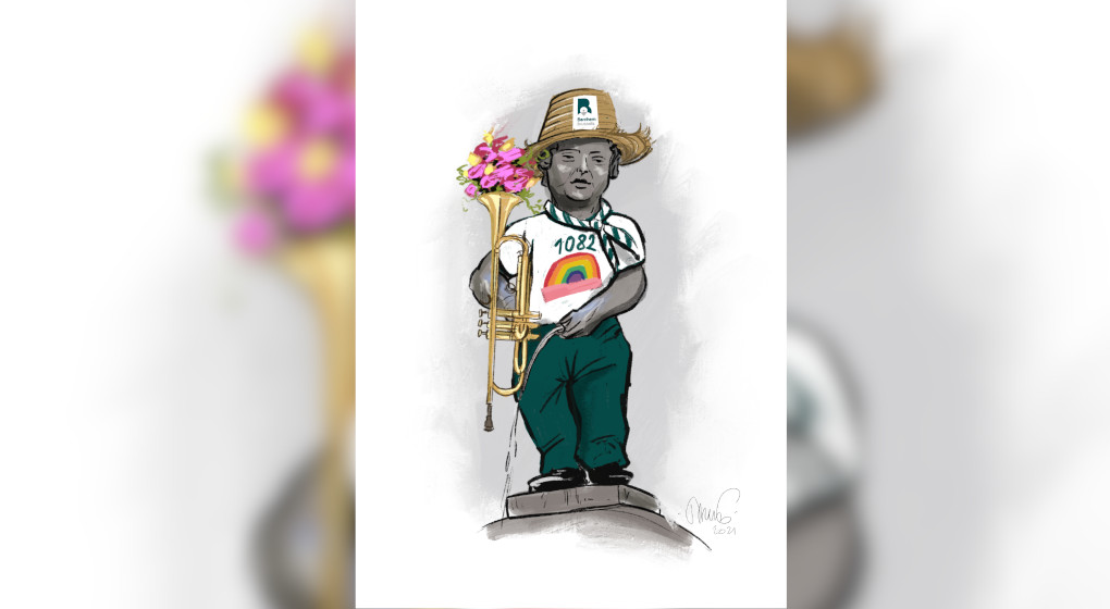 Esquisse Manneken Pis Berchem-Sainte-Agathe photo - Commune de Berchem-Sainte-Agathe