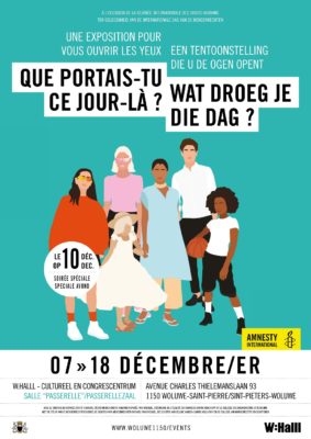 Affiche de l'exposition "Que portais-tu ce jour-là ?"