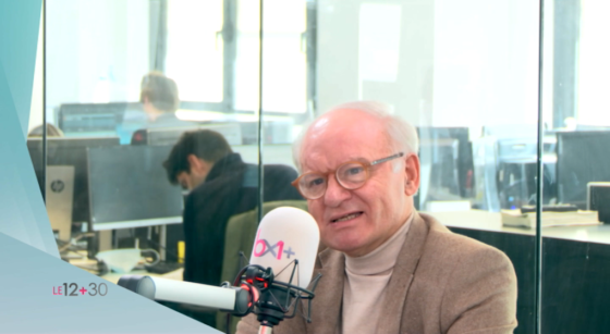 Interview de Daniel Spreutels dans le 12h30 - Photo : Capture BX1